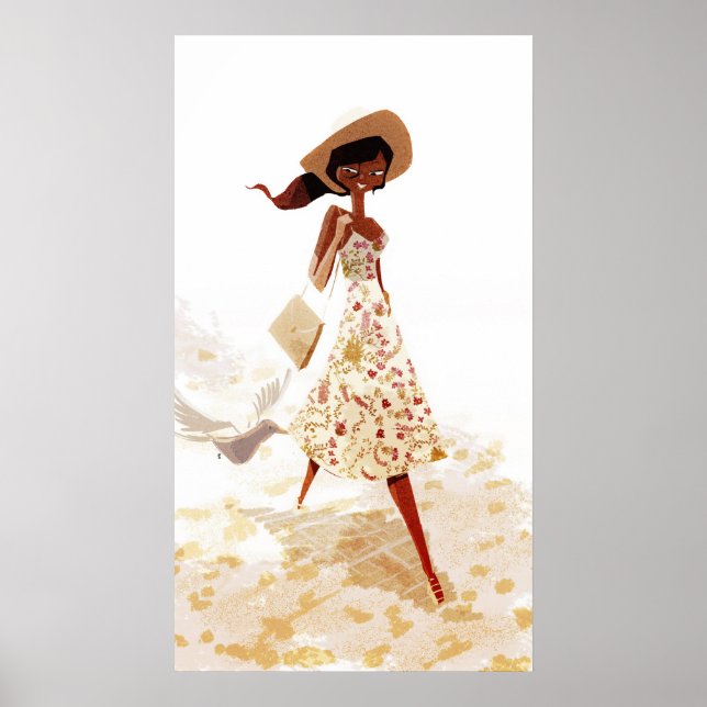 Senorita lächelnd poster (Vorne)