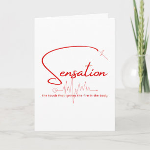 Sensation Pulse Herzlinie Karte