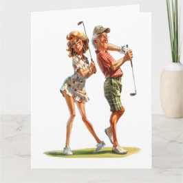 Sensationelle Senior Golfers Karte