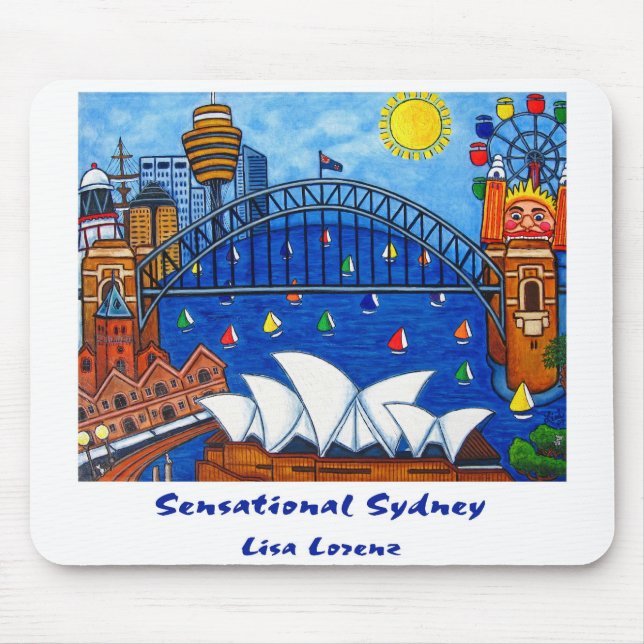 Sensationelle Sydney-Mausunterlage Mousepad (Vorne)