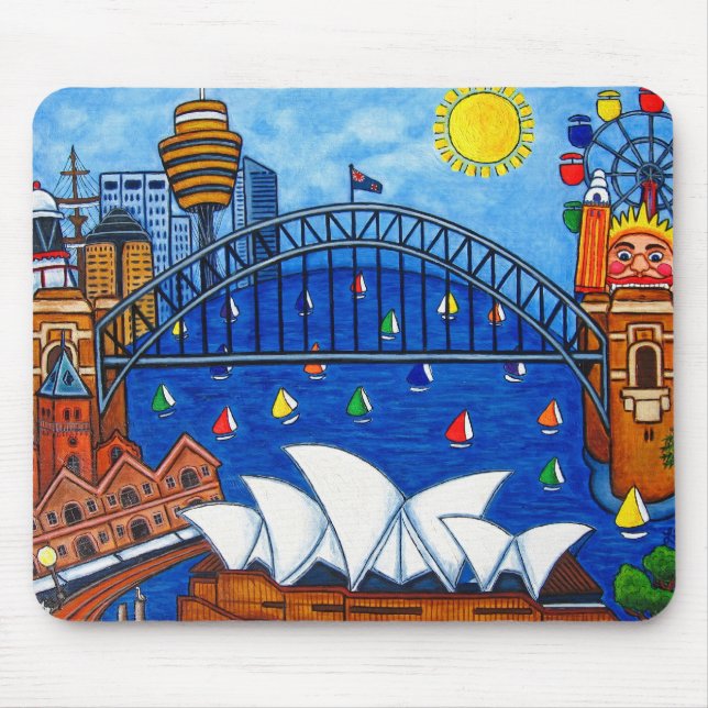 Sensationelles Sydney-Vollbildmousepad Mousepad (Vorne)