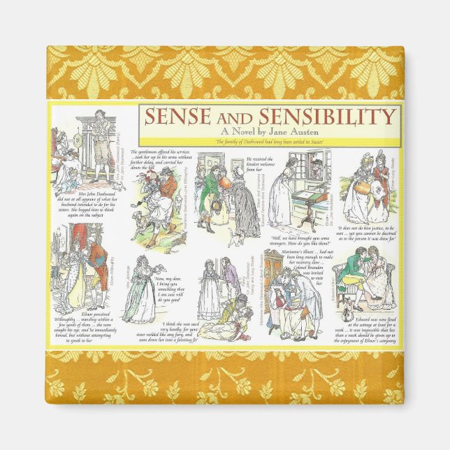 Sense and Sensibility Magnet (Vorne)