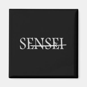 Sensei Kampfsporttrainer Magnet