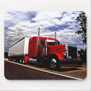 Sensenig rotes Peterbilt 379 Mousepad