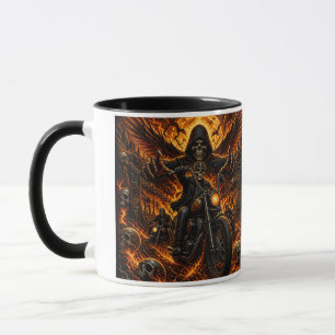 Sensenmann-Biker Tasse