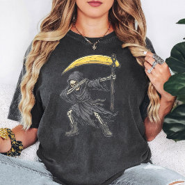 Sensenmann Dabbing Banane Sense Skelett T-Shirt