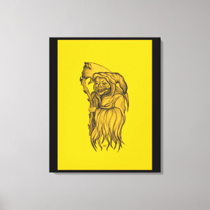 Sensenmann - Der Tod Leinwanddruck