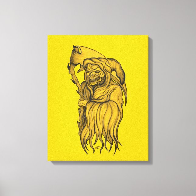 Sensenmann - Der Tod Leinwanddruck (Vorderseite)