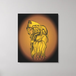 Sensenmann - Der Tod Leinwanddruck