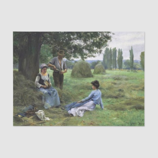 Sensenmann, die von der Therese Cotard-Dupre Seidenpapier (Vorderseite)