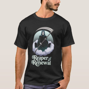 Sensenmann Erneuerer Meditation Kunst spirituell T-Shirt