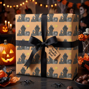 Sensenmann-Friedhof Geschenkpapier