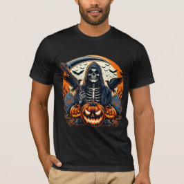 Sensenmann-Friedhof Gruselpumpkins Halloween T-Shirt