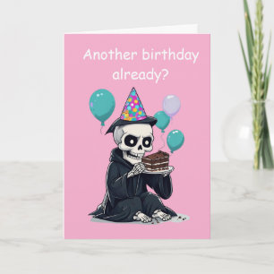 Sensenmann Geburtstag Lustig Alter Humor Geschenk Karte