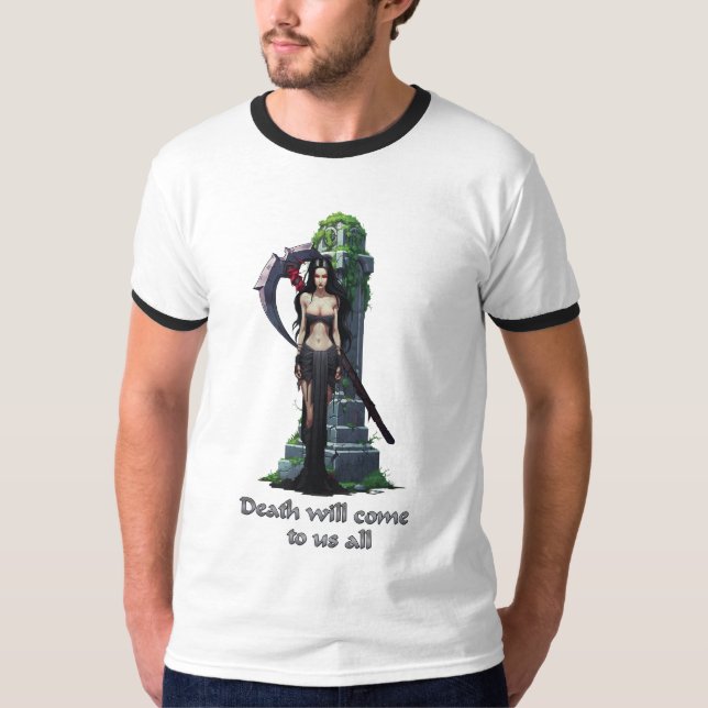 Sensenmann Girl T-Shirt (Vorderseite)