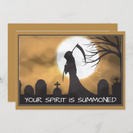 Sensenmann Halloween Einladung