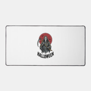 Sensenmann Halloween Vintage Gravur Kunst_1 Schreibtischunterlage