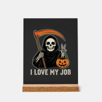 Sensenmann Ich Liebe Meinen Job Halloween-Design