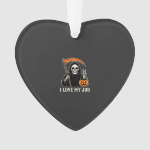 Sensenmann Ich Liebe Meinen Job Halloween-Design Ornament