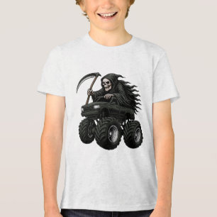 Sensenmann-Monstertruck Tri-Blend Shirt