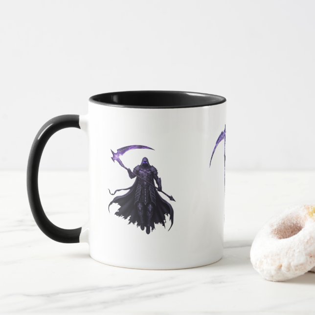 Sensenmann-Mug – Triple Shadow Lords Edition ⚔️ Tasse (Mit Donut)