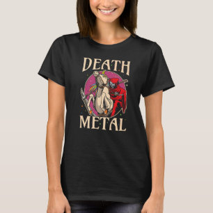 Sensenmann Rock Satan Einhorn für Konzertfestivals T-Shirt