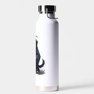 Sensenmann Rottweiler Hund Trinkflasche
