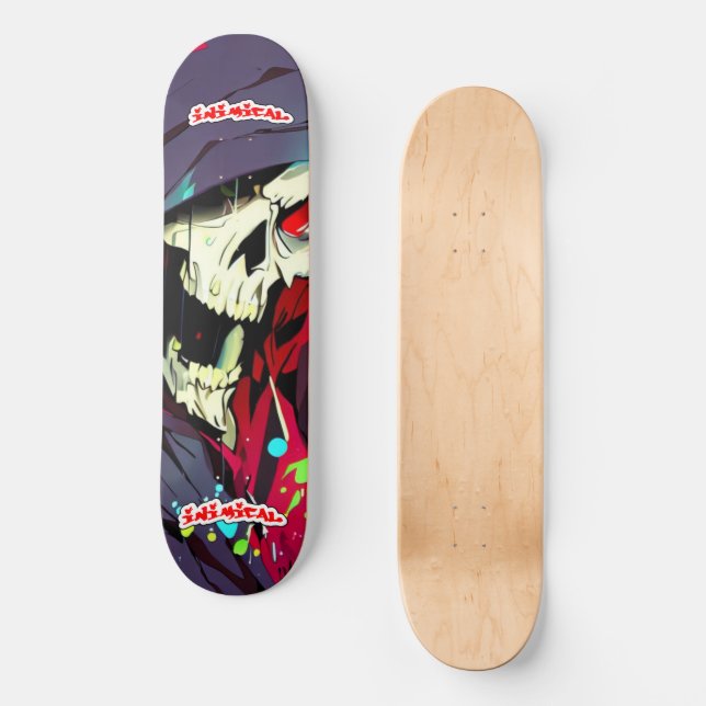 Sensenmann Skateboard (Vorderseite)