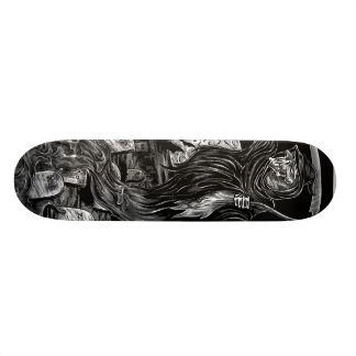 Sensenmann Skateboard/schwarzes und -GRAU Skateboard