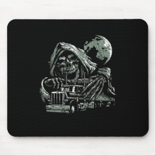 Sensenmann Skeleton LKW-Fahrer Mousepad