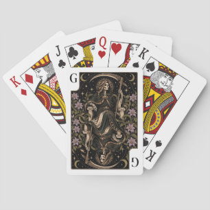 Sensenmann, Sternenlicht-Tarot-Kunst Spielkarten