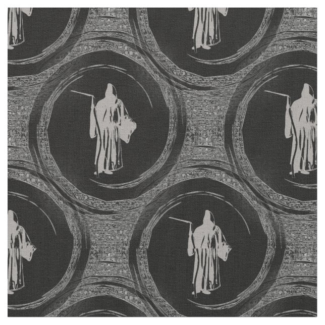 Sensenmann Stoff (Nahaufnahme)