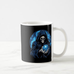 Sensenmann Tod Skelett Halloween Kaffeetasse