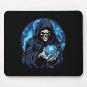 Sensenmann Tod Skelett Halloween Mousepad