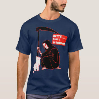 Sensenmann und Katze T-Shirt