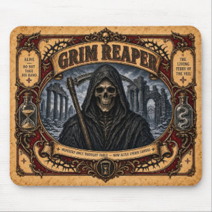 Sensenmann, Vintage-Circus-Monster Mousepad