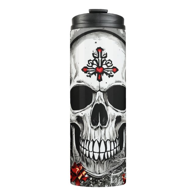 Sensenmanns Quench: Skull-Edition-Flasche Thermosbecher (Vorderseite)