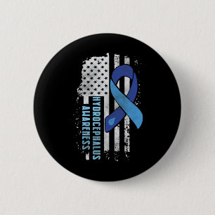 Sensibilisierung für amerikanische Flaggen Button