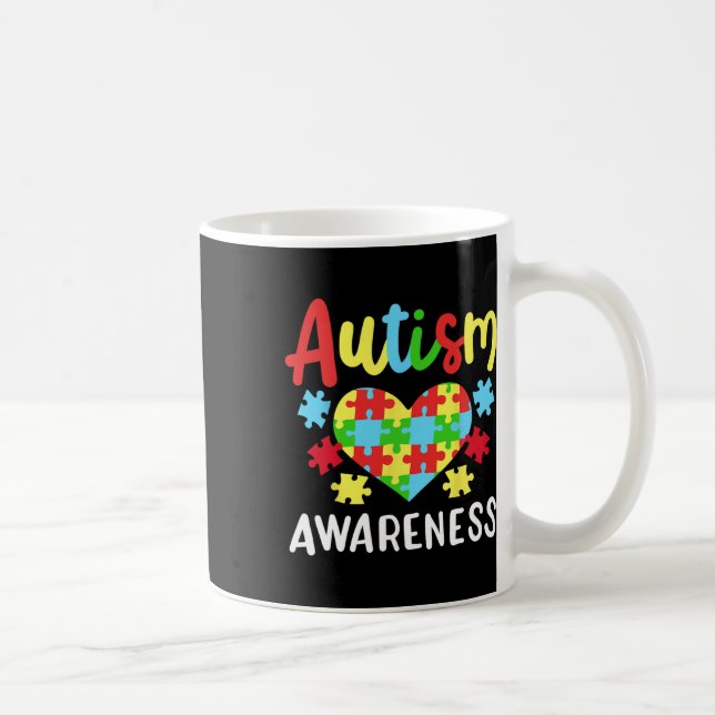 Sensibilisierung für Autismus 1 Kaffeetasse (Rechts)