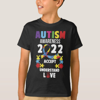 Sensibilisierung für Autismus 2022 Liebe verstehen T-Shirt