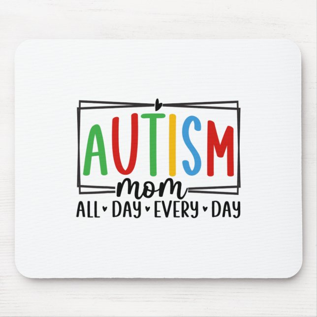 Sensibilisierung für Autismus 3 Mousepad (Vorne)