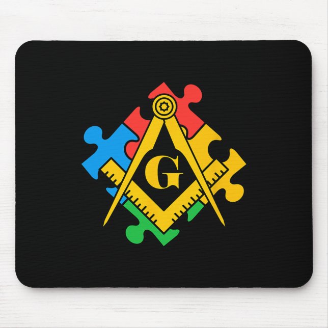Sensibilisierung für Autismus 4 Mousepad (Vorne)