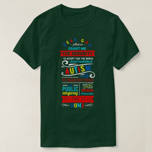 Sensibilisierung für Autismus (5) T-Shirt (Design vorne)