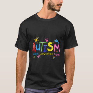 Sensibilisierung für Autismus Akzeptanz Liebe Lehr T-Shirt