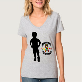 Sensibilisierung für Autismus - Der V-Neck-T - Shi T-Shirt