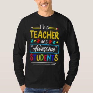 Sensibilisierung für Autismus Dieser Lehrer hat Ph T-Shirt