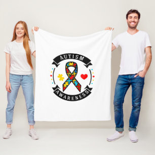 Sensibilisierung für Autismus - Fleece Blanket, 60