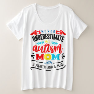 Sensibilisierung für Autismus Für Frauen als Plus- Große Größe T-Shirt