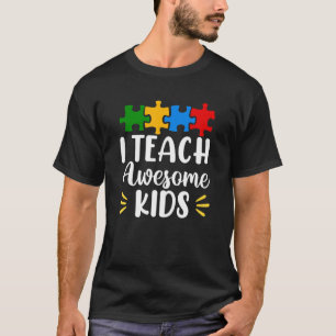 Sensibilisierung für Autismus ich lehre Phantastis T-Shirt