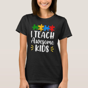 Sensibilisierung für Autismus ich lehre Phantastis T-Shirt